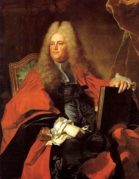 Hyacinthe Rigaud Portrait of Guillaume de Lamoignon de Blancmesnil French magistrate oil painting picture